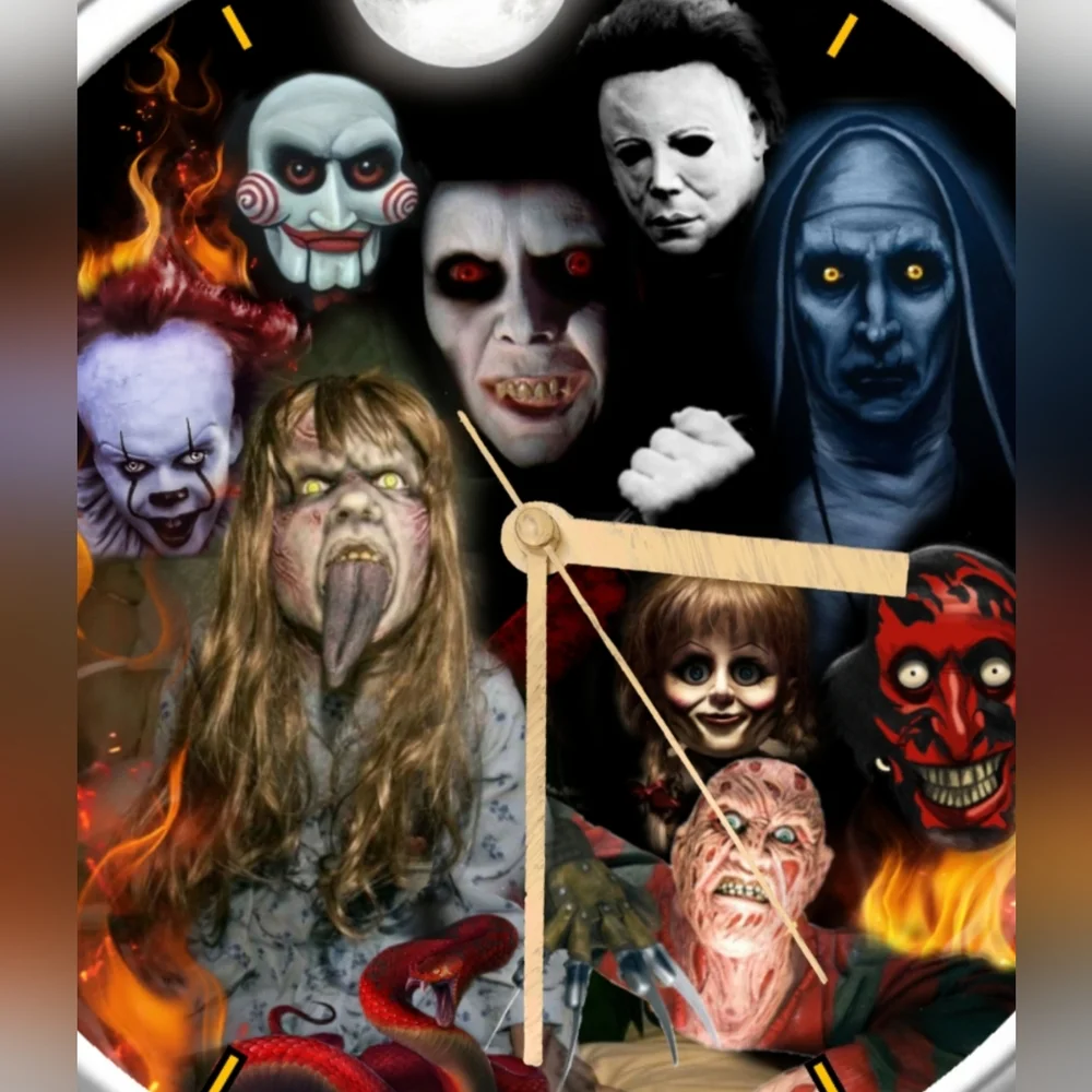 Halloween led party clock - Picture 1 of 4